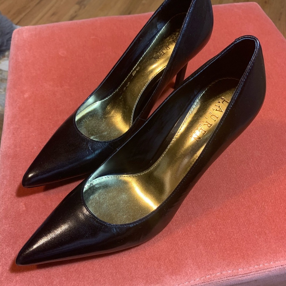 Ralph Lauren Black Pumps NWOT